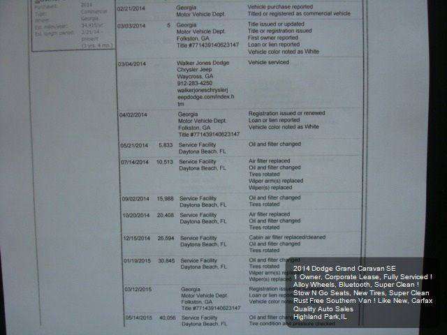 2014 Dodge Grand Caravan SE 4dr Mini-Van